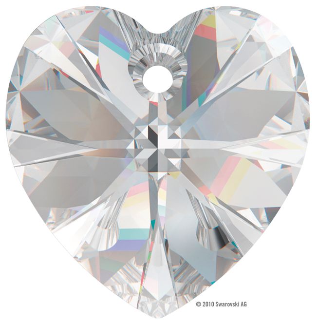 Hovedbilde Swarovski krystall Hjerte 28 ...