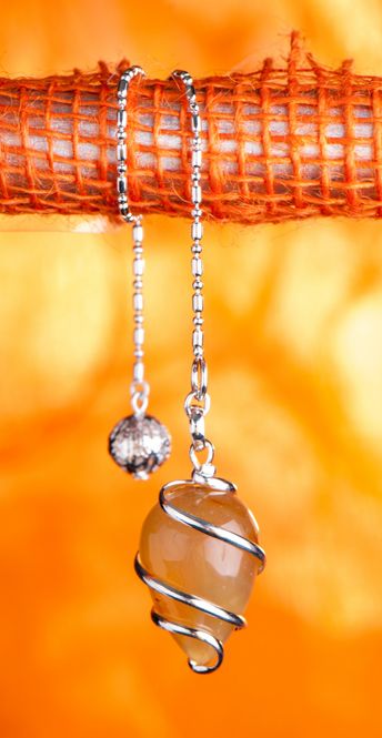 Hovedbilde Spiral pendel karneol - ...
