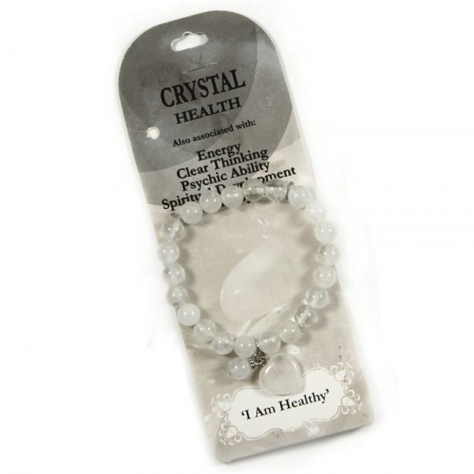 Hovedbilde Armbånd Bergkrystall 8mm med ...