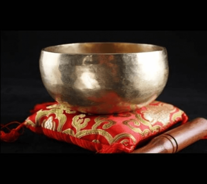 Tibetansk syngebolle Chö-pa ca 1825 -1950 gr -  håndlaget -Singi
