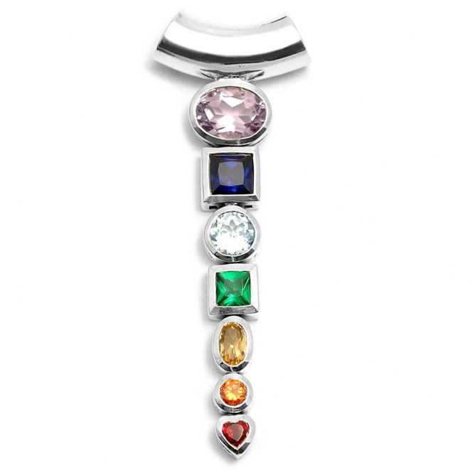 Hovedbilde Chakra Pendant with Faceted ...