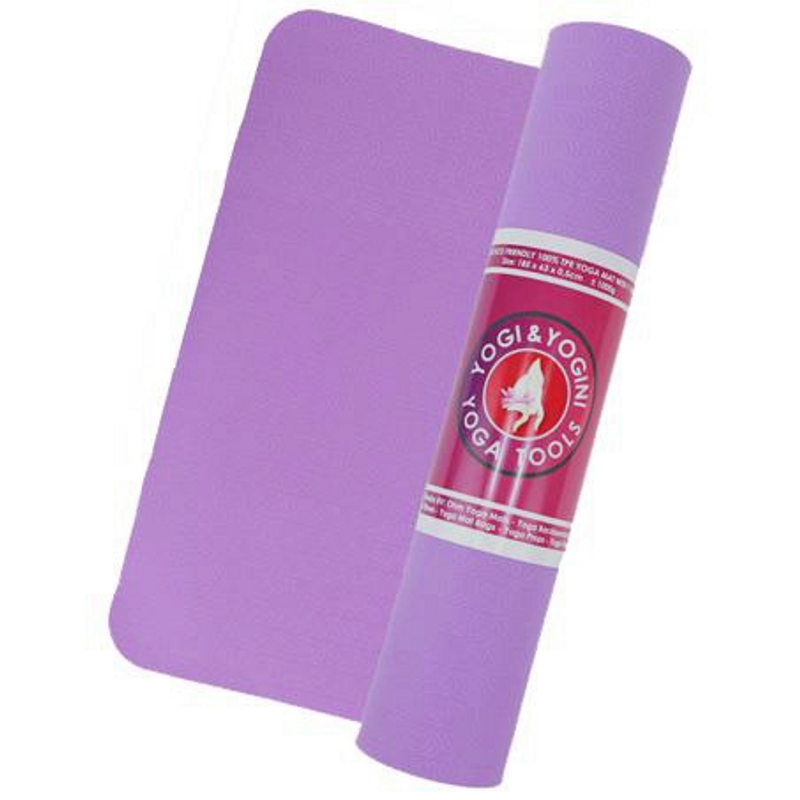 Yogamatte TPE lilla - Yogi & Yogini TPE Yoga Mat violet