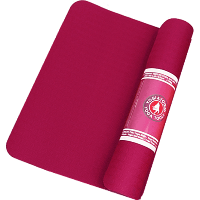 Hovedbilde Yogamatte TPE burgunder - ...