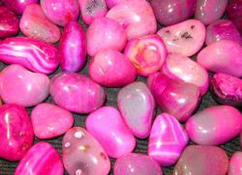 agat - pink (farget)
