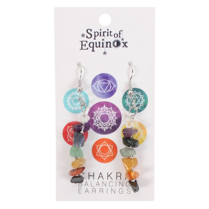 Hovedbilde Chakra Øredobber Crystal ...