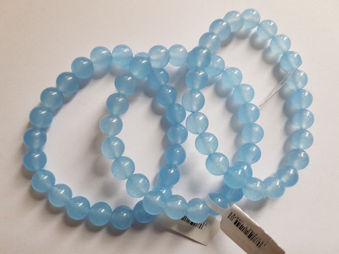 Hovedbilde Armbånd Agat blå 8mm ...