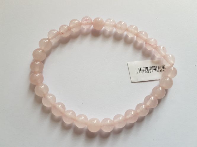 Hovedbilde Armbånd Rosenkvarts 6mm ...
