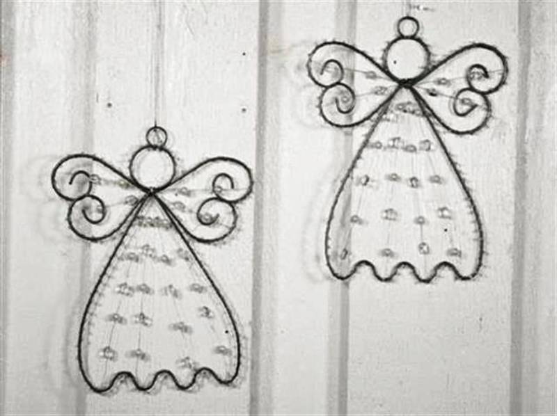 Engel hengende 9x12cm - Angel Hanging