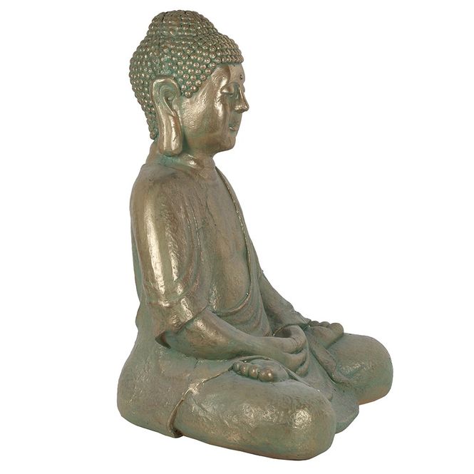 Hovedbilde Buddha figur - Verdigris ...