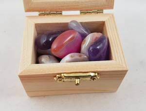 Hovedbilde Skattekiste i tre 60x45x48mm