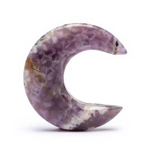 Hovedbilde Ametyst M&aring;neformet ca 4 cm