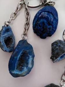 Hovedbilde N&oslash;kkelring - Agat geode ...