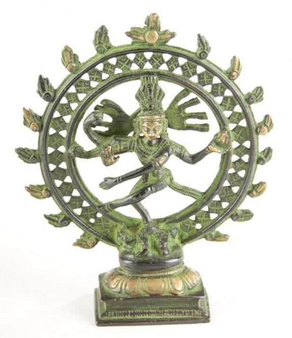 Hovedbilde Shiva 15 cm messing - Brass