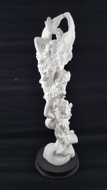 Hovedbilde Englefigur - Blomsterengel ca ...