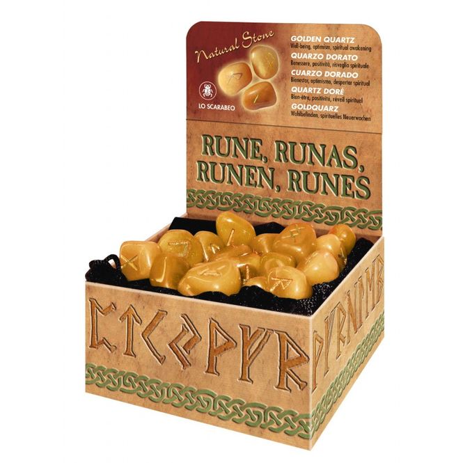 Hovedbilde Runer - Golden Quartz Runes ...
