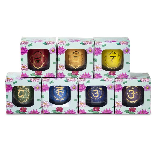 Hovedbilde 7 chakra scented votive ...