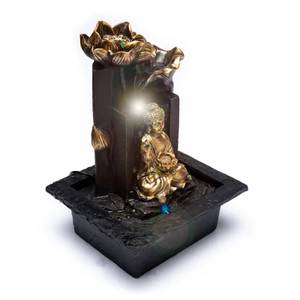 Hovedbilde Fontene Buddha Lotus Blomster