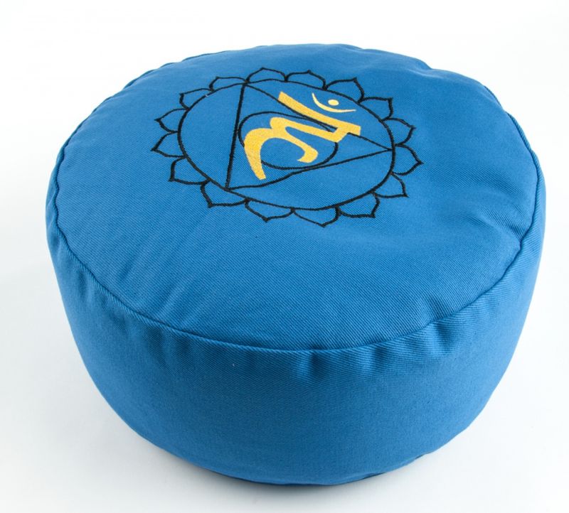 Meditasjonspute chakra 5 - Throat Chakra Meditation Cushion 36x1