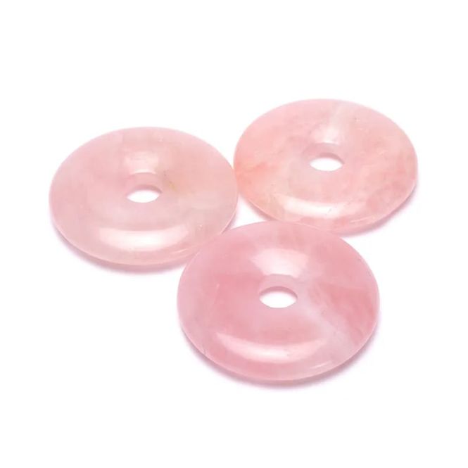 Hovedbilde Anheng Rosenkvarts donut 5cm ...