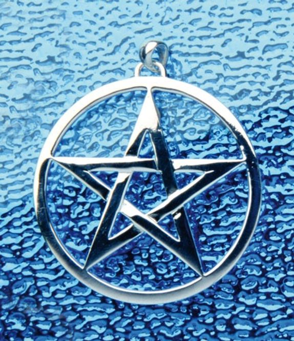Hovedbilde Pentagram Pendant, Ø 5 cm i ...