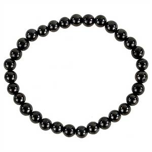 Hovedbilde Shungitt armb&aring;nd 6mm beads - ...