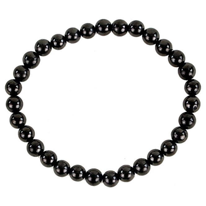 Hovedbilde Shungitt armbånd 6mm beads - ...