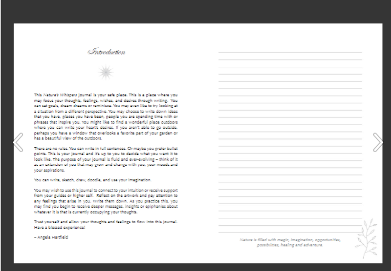 Nature's Whispers: Writing & Creativity Journal - Angela Hartfie