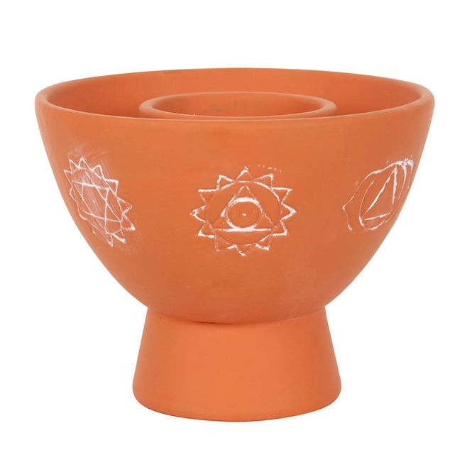 Hovedbilde Smudge Bowl Chakra Terracotta