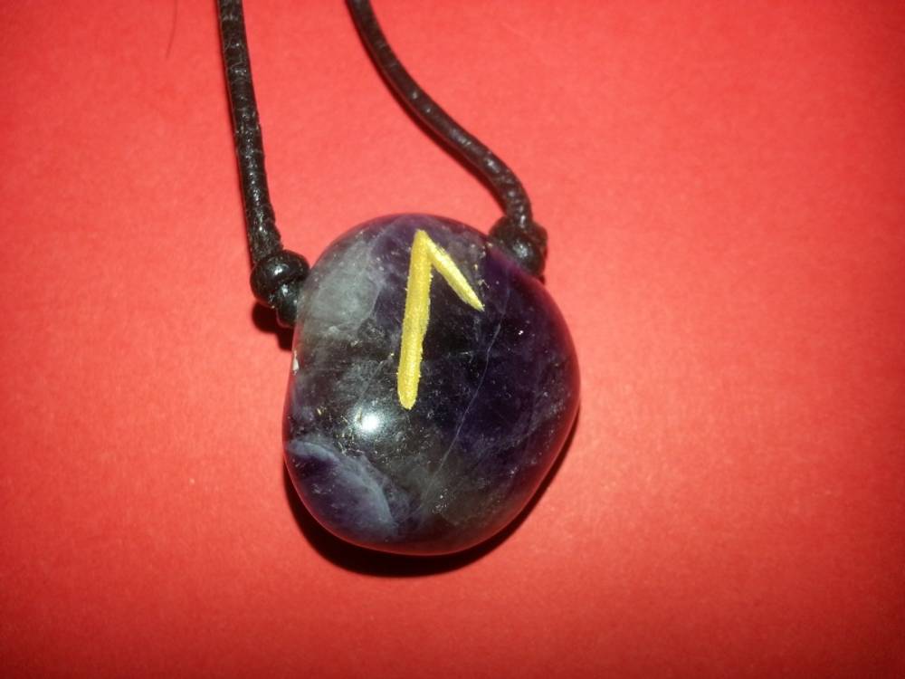Runesmykke Ametyst - Laukr