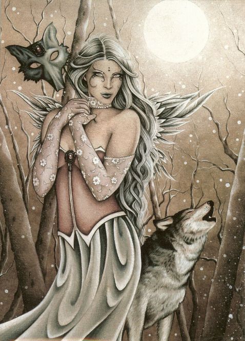 Hovedbilde Postkort- Winter Wood Faery - ...