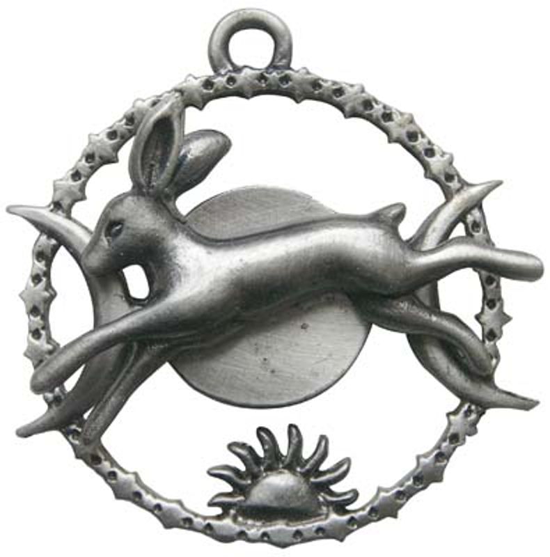 Anheng  - Celestial Hare - Greenwood Pendant