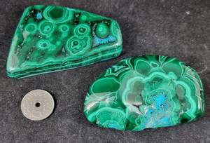 Hovedbilde malakitt biter ca 8cm